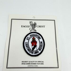 New St. Augustine Lighthouse and Museum Florida Souvenir Iron-on Patch